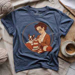 Knitting With Boston Baby T-shirt