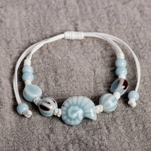 Mermaidcore Shell Bead Bracelet