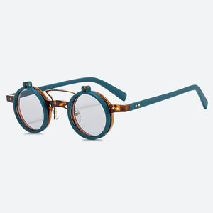 Round Flip-Up Sunglasses