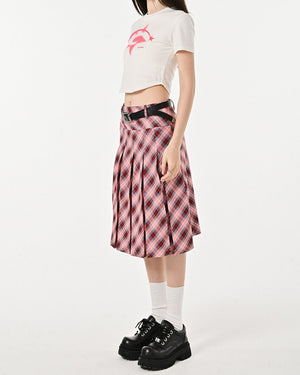 Good Manners Plaid Kilt Skirt