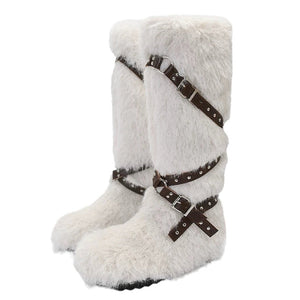 Moon Walk Furry Boots