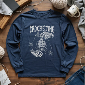 Gothic Crocheter Long Sleeve T-shirt