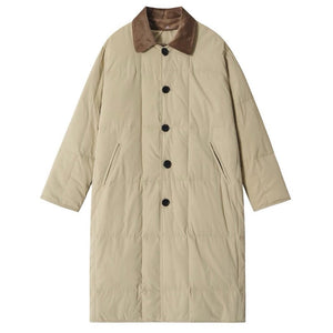 Preppy Style Quilted Coat