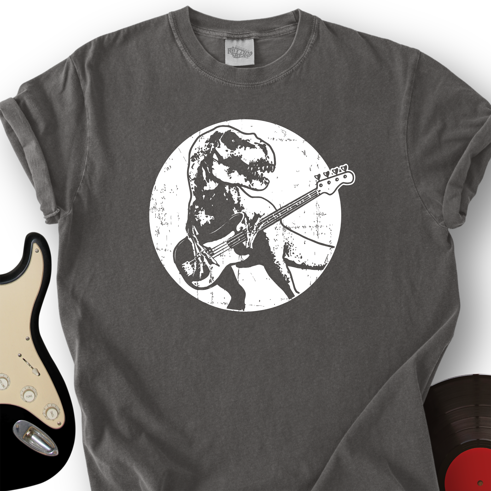 Dinos Playing Guitar T-Shirt