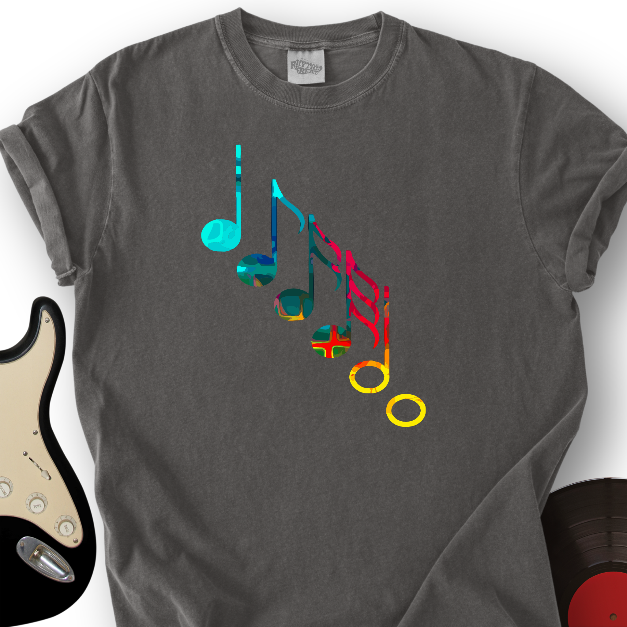 Colorful Music Notes T-Shirt