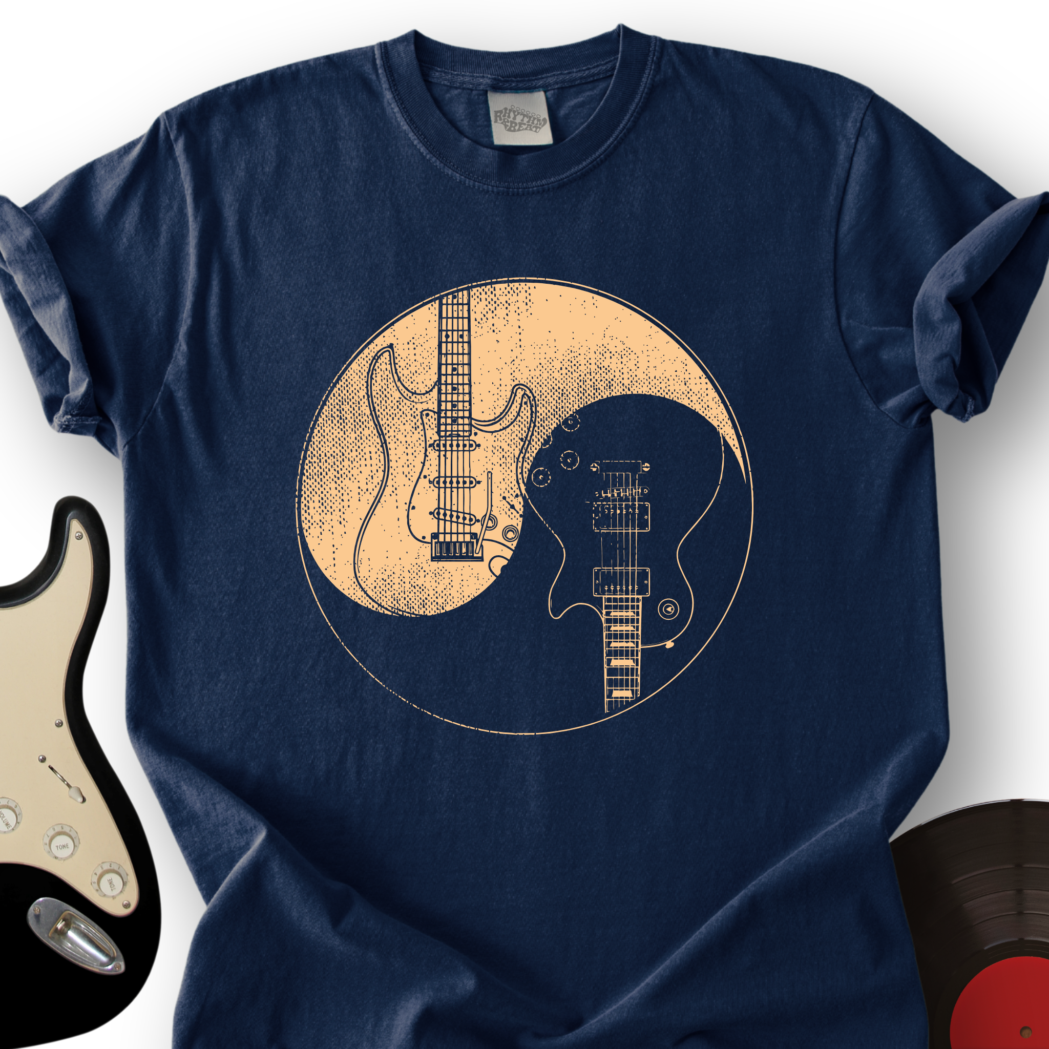 Guitars Yin Yang T-Shirt