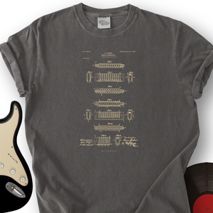 Harmonica Patent T-Shirt