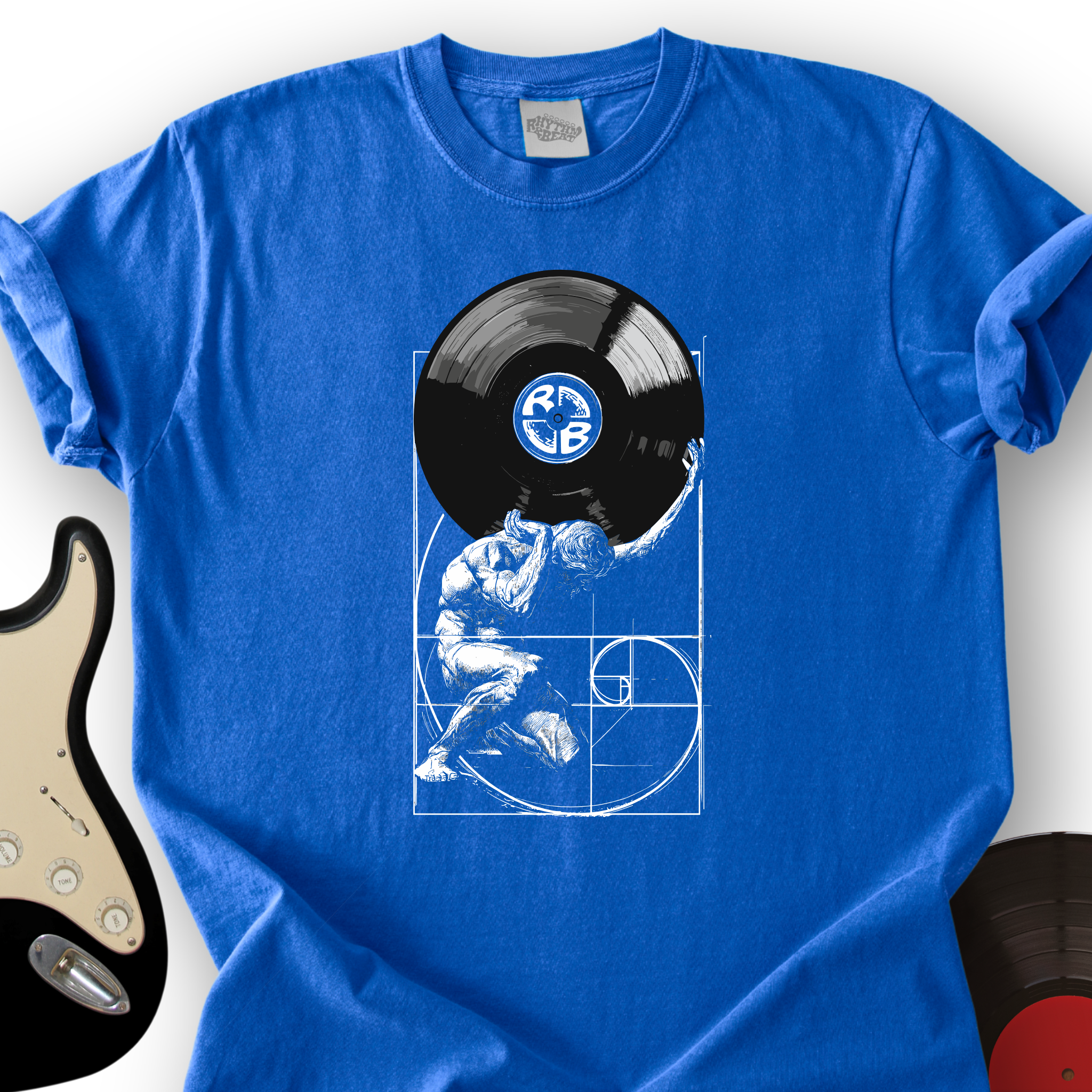 Atlas Fibonacci Vinyl T-Shirt