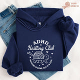 ADHD Knitting Club Hoodie