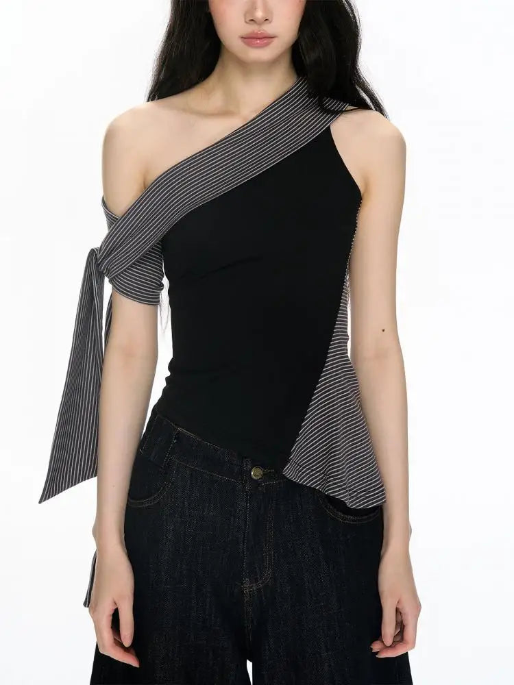 Asymmetric One Shoulder Top