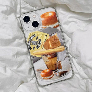 Breakfast With Cat iPhone Case