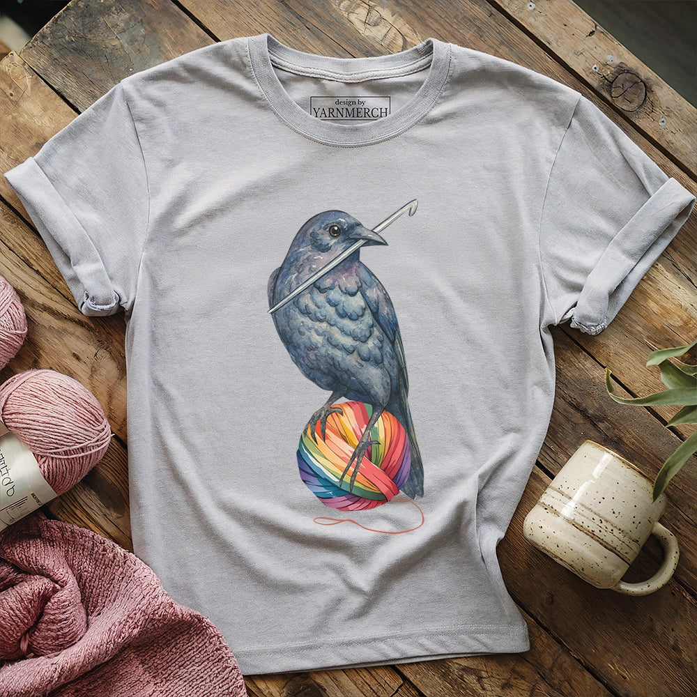 Crochet Crow T-shirt