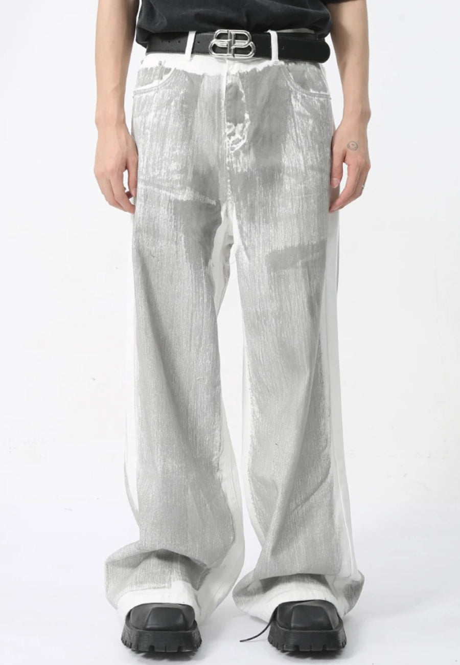 Cyberpunk Silver Pants