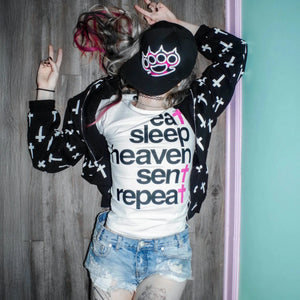 Eat Sleep Heaven Sent Repeat Tee