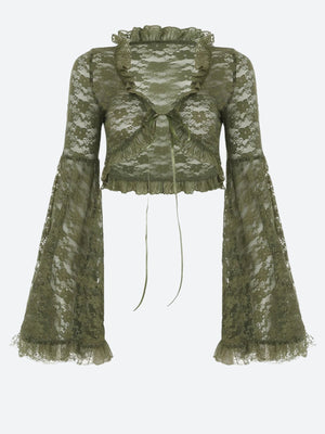 Fairy Grunge Bolero Crop Top