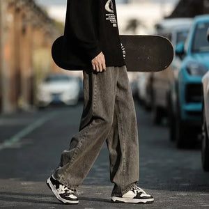 Graphic Baggy Jeans