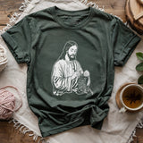 Jesus crochet T-shirt