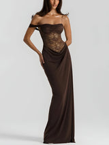 Lace Bodice Maxi Dress