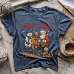 North Pole Crochet Club T-shirt