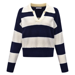 Old Money Striped Pullover