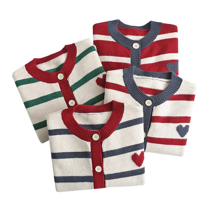 Paris Striped Cardigan