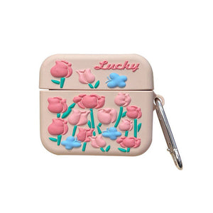 Pink Roses AirPods Case
