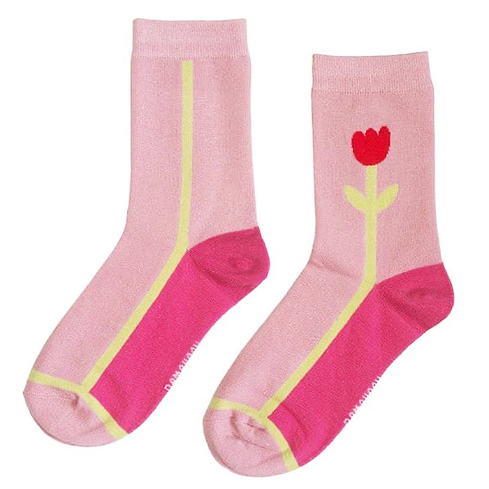 Pink Tulip Socks