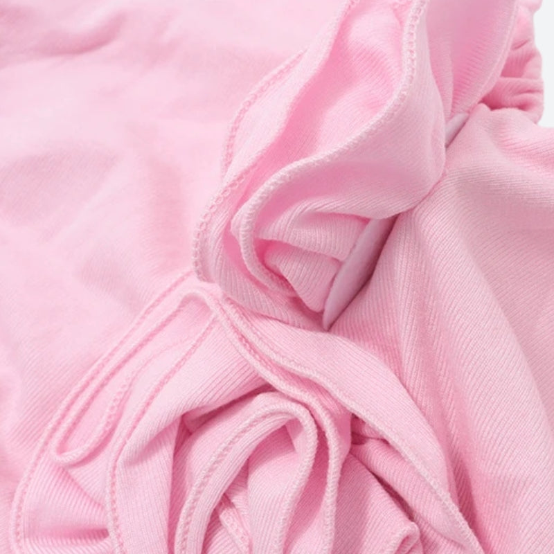 Soft Girl Floral Halter Top