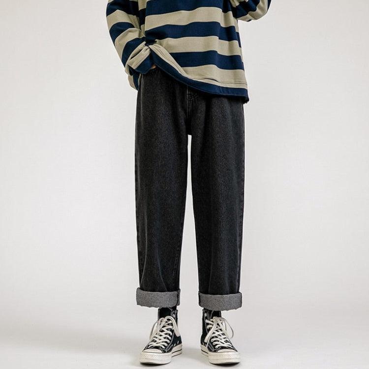 Straight Leg Mid Rise Baggy Jeans