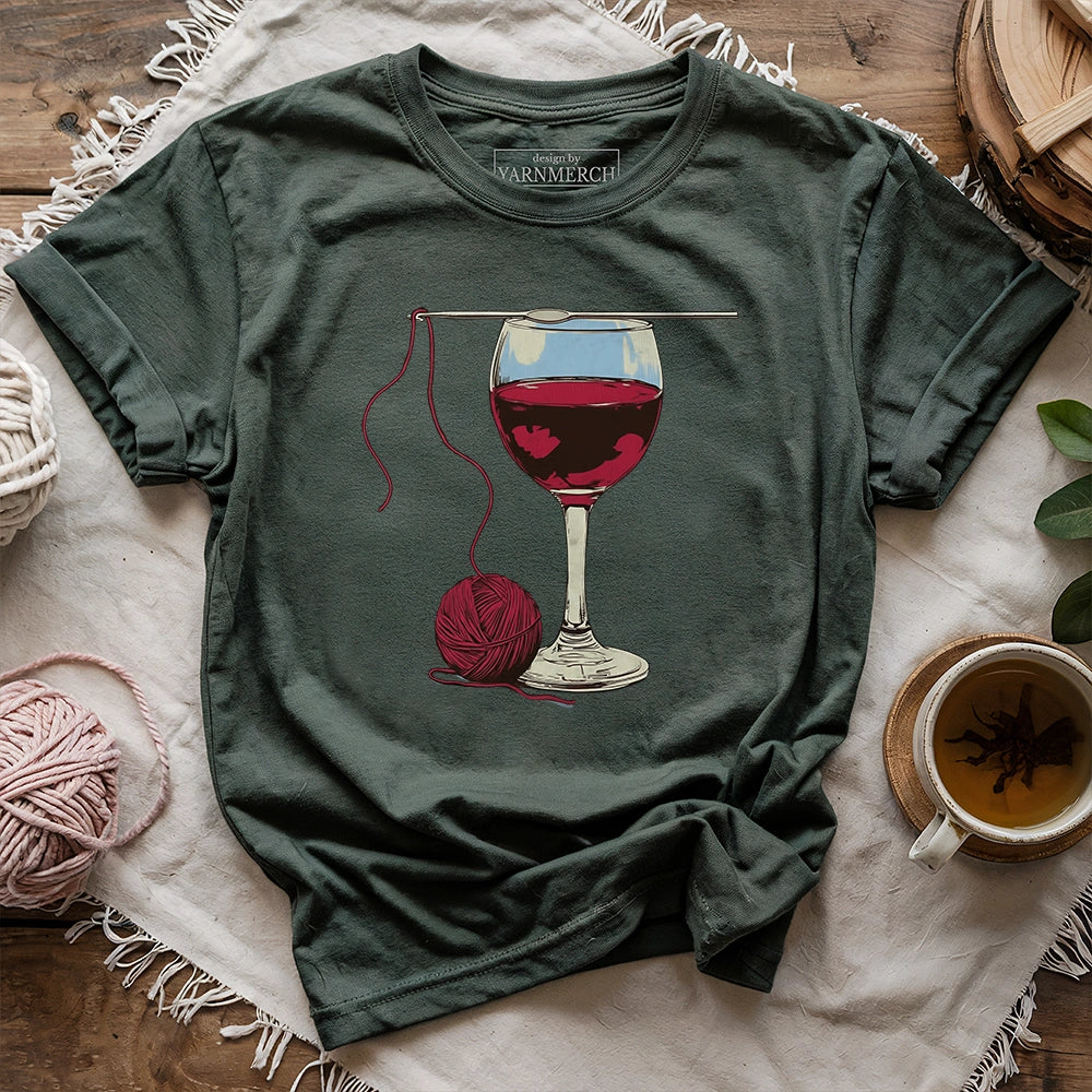 Wine And Yarn T-shirt