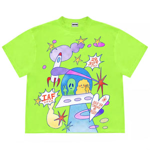 Alien Aesthetic Graphic T-Shirt