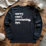 Crocheting. Bye Long Sleeve T-shirt