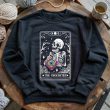 Skeleton Crocheter Tarot Sweatshirt