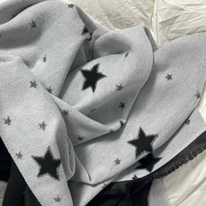 Black & White Star Scarf