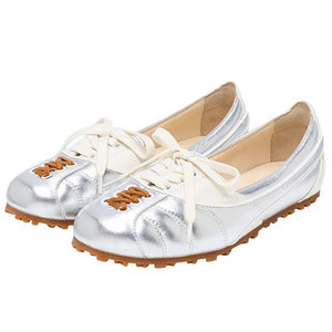 Blokette Lace Up Ballet Sneakers