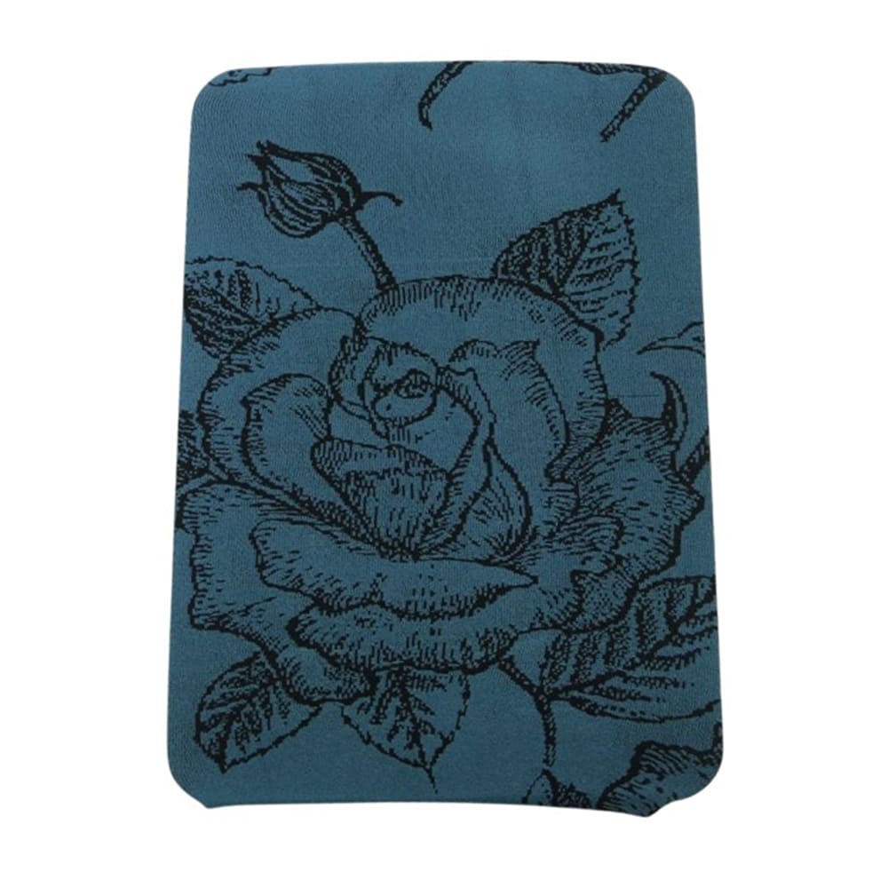 Blue Roses Patterned Tights