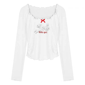 Baby Girl Bunny Long Sleeve Tee