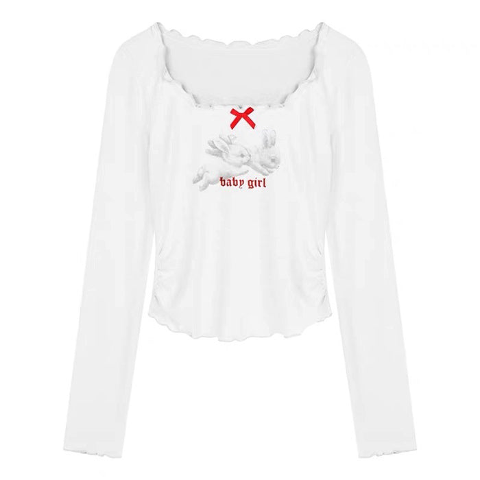 Baby Girl Bunny Long Sleeve Tee