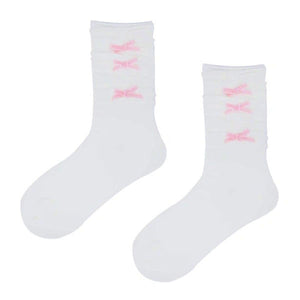 Coquette Aesthetic Bows Socks