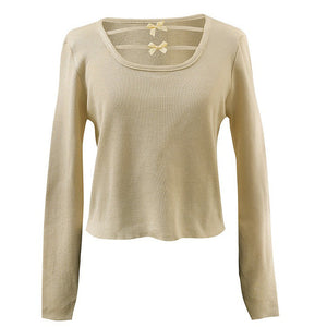 Coquette Aesthetic Long Sleeve Top