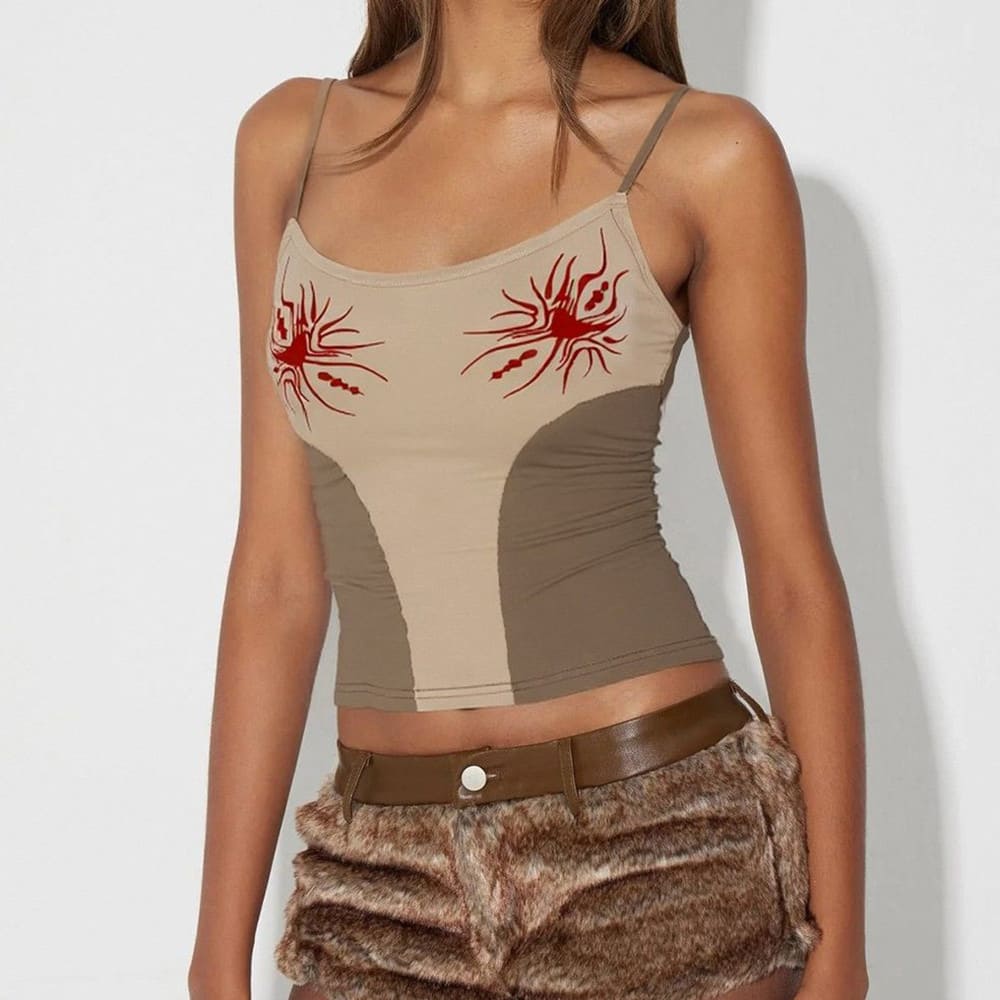 Dark Celestial Sheer Tank Top