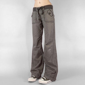 Downtown Girl Drawstring Denim Pants