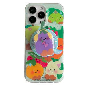 Eggplant Friends iPhone Case
