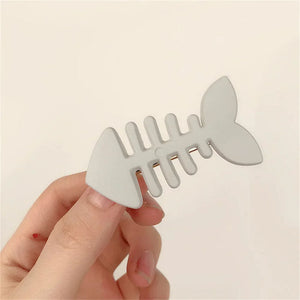 Fish Bone Mini Hair Clip