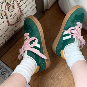 Saturday School Sneakers in Green