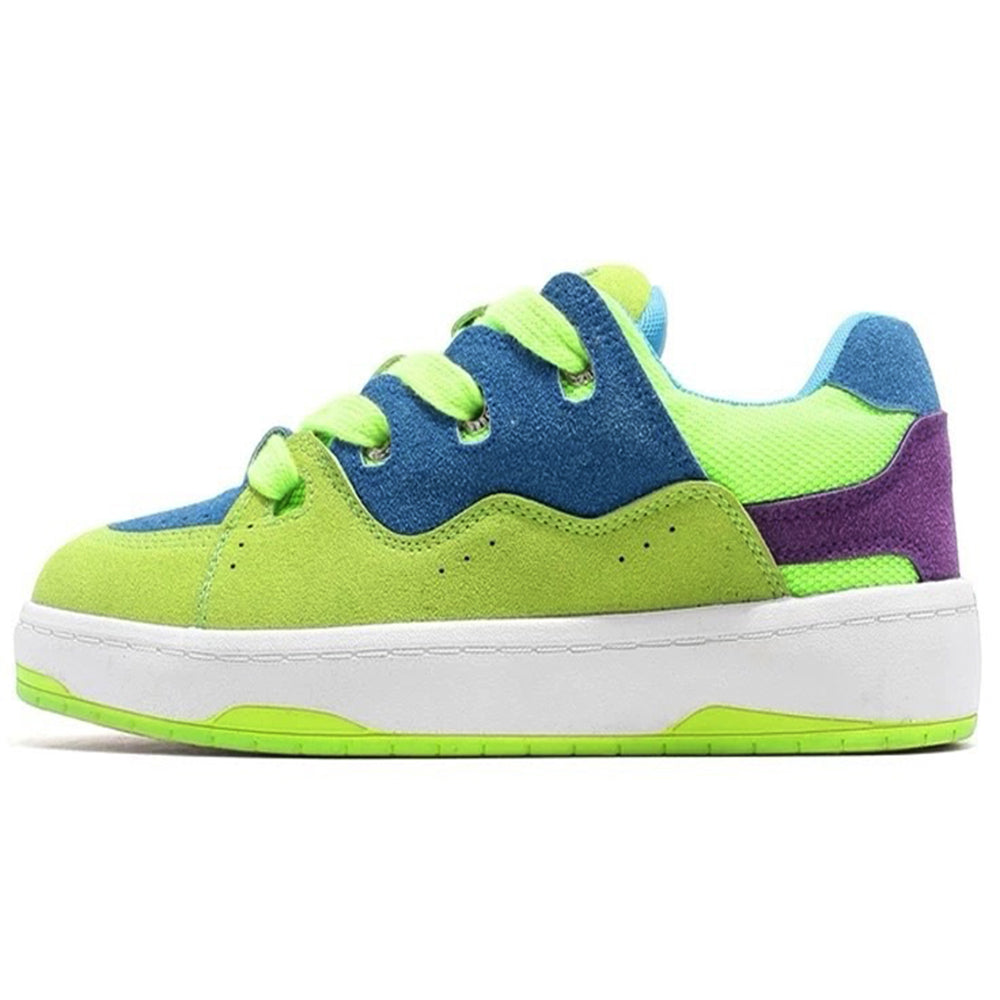 Pop Color Skater Sneakers