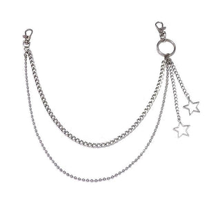Grunge Star Pant Chain