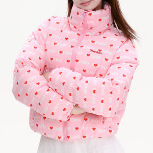 I Love Emo Puffer Jacket