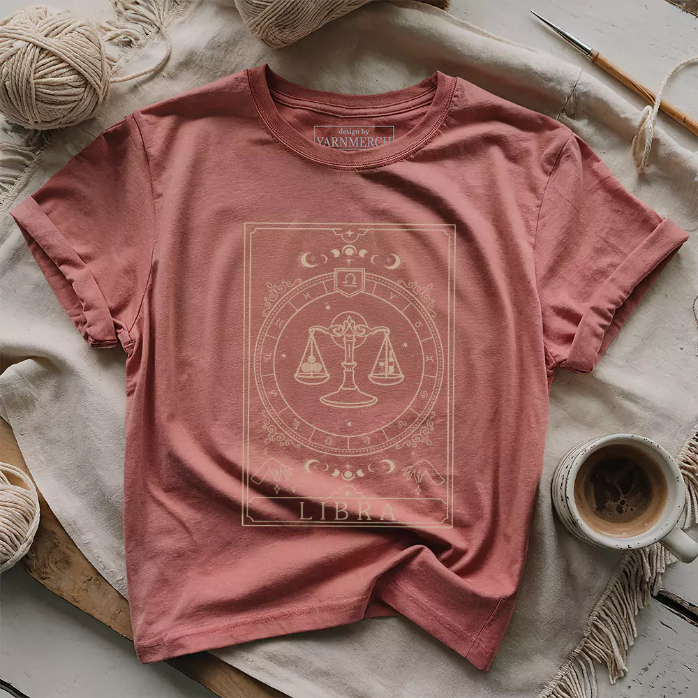 Libra Yarn Tarot T-shirt