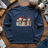 Yarny Snow Crew Long Sleeve T-shirt